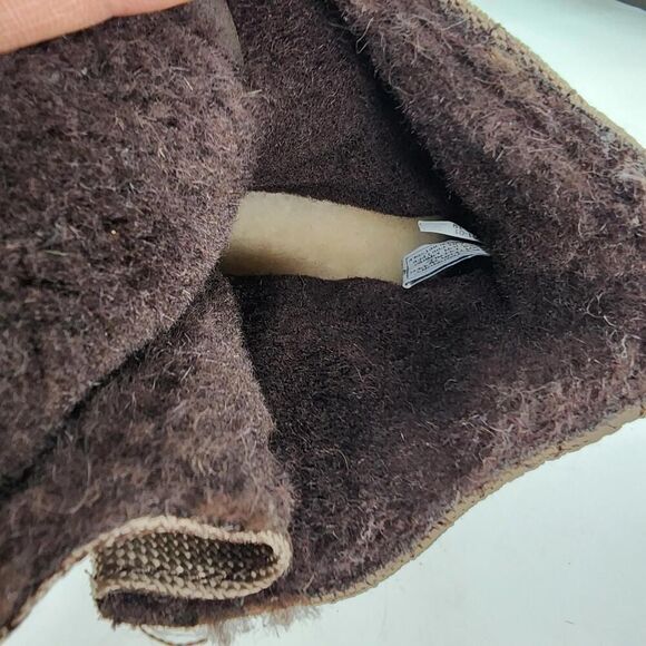 Bearpaw Harmony Women's Insulated Wedge Boot US 9 Brown Suede Lace Up Boots - Picture 7 of 10